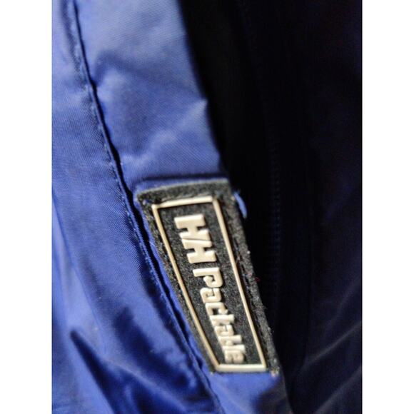 Helly Hansen Packable lined Jacket lWindbreaker Hooded Waterproof Men's Blue M - Picture 9 of 11